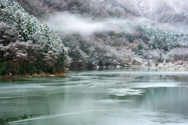 花貫ダム積雪７